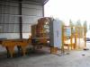Waste bale wrapping lines